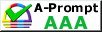 A-Prompt Version 1.0.6.0 berprft.. WAI- Stufe 'triple A'